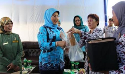 Ketua TP PKK Binjai Serahkan Bantuan Sarana dan Prasarana Posyandu